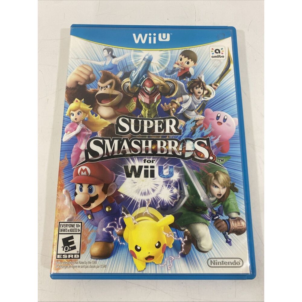 Super Smash Bros. - Nintendo Wii U Complete With Manual